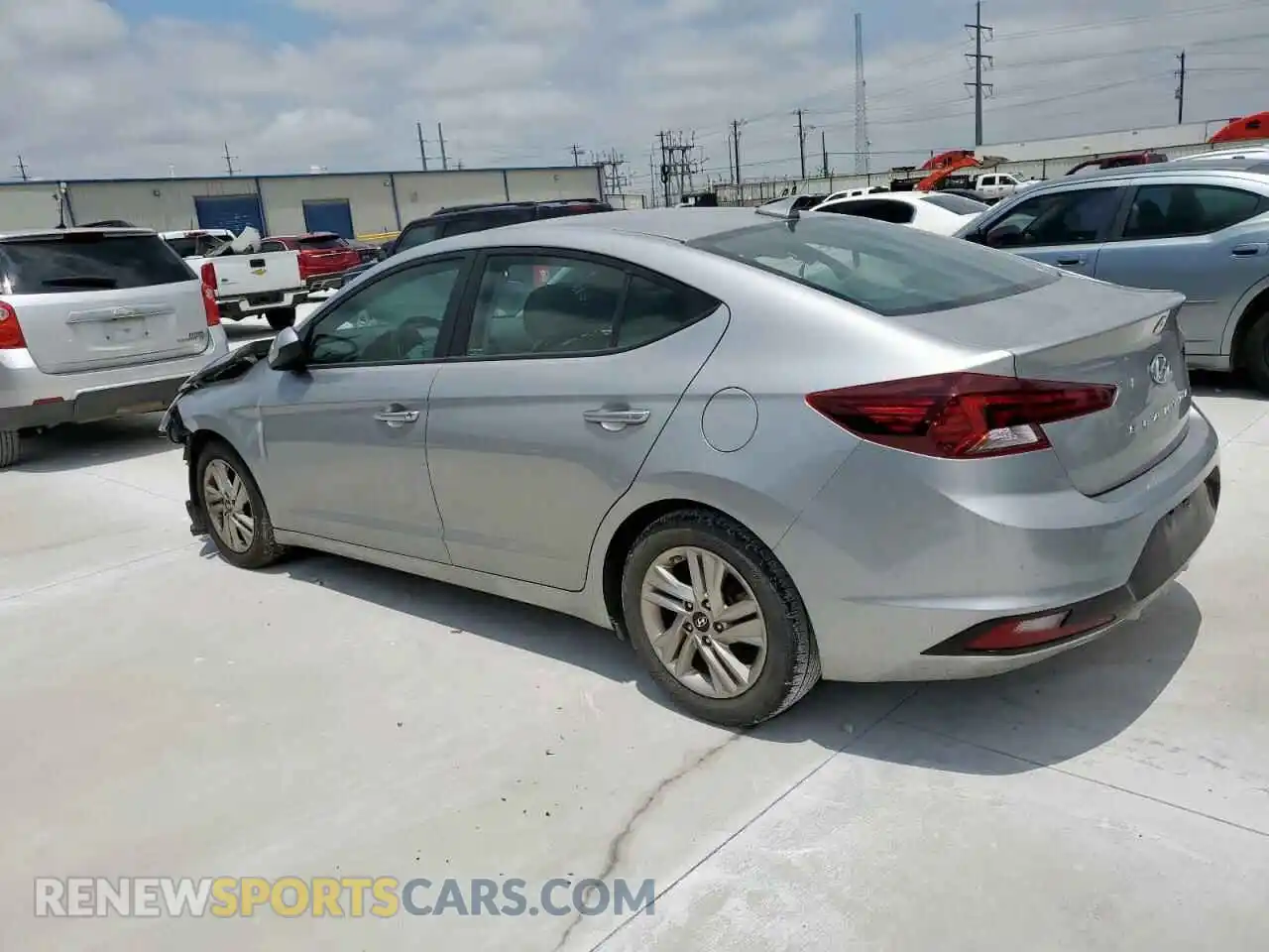 2 Photograph of a damaged car 5NPD84LF7LH564169 HYUNDAI ELANTRA 2020