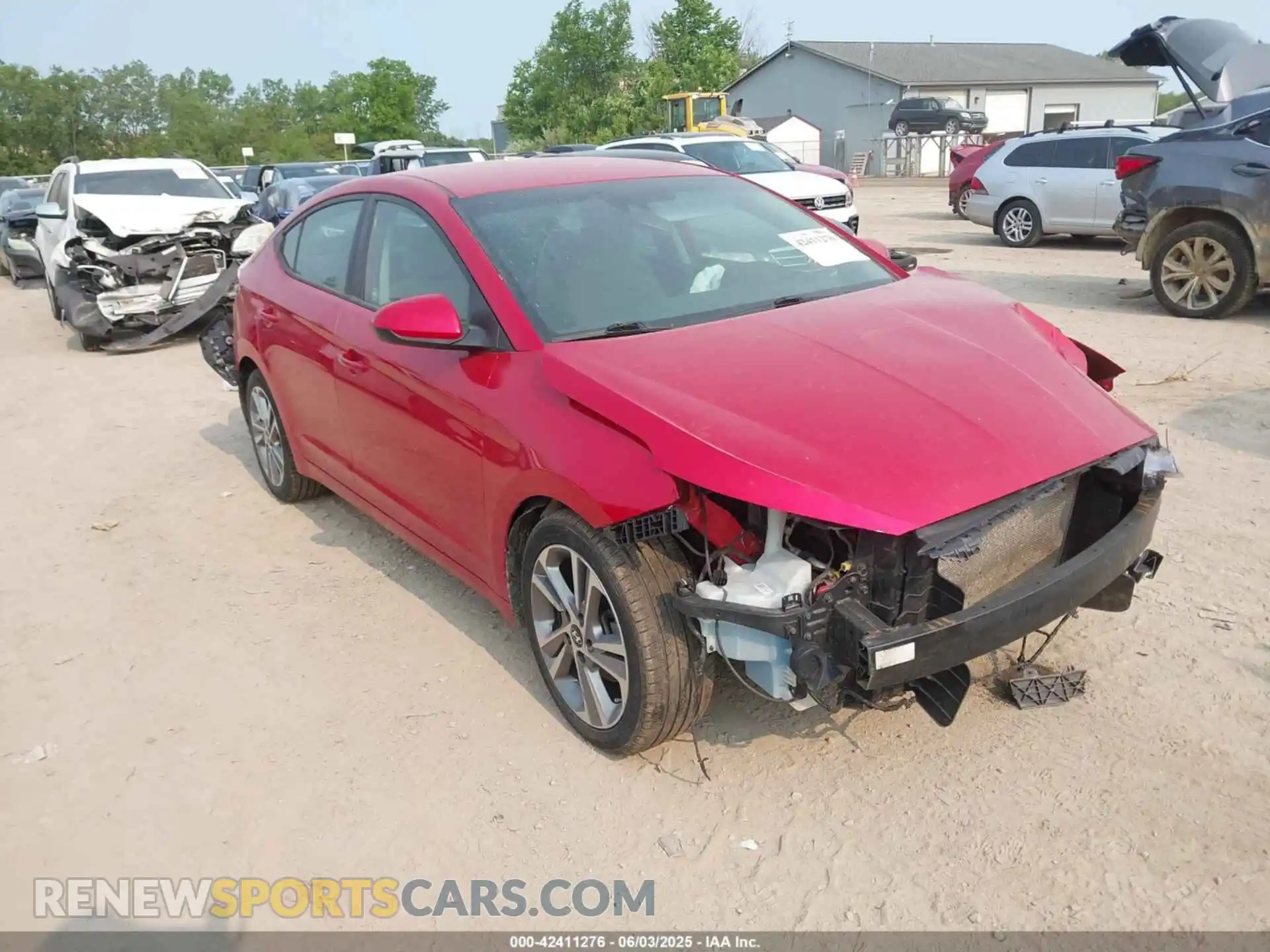 1 Photograph of a damaged car 5NPD84LF7LH567833 HYUNDAI ELANTRA 2020