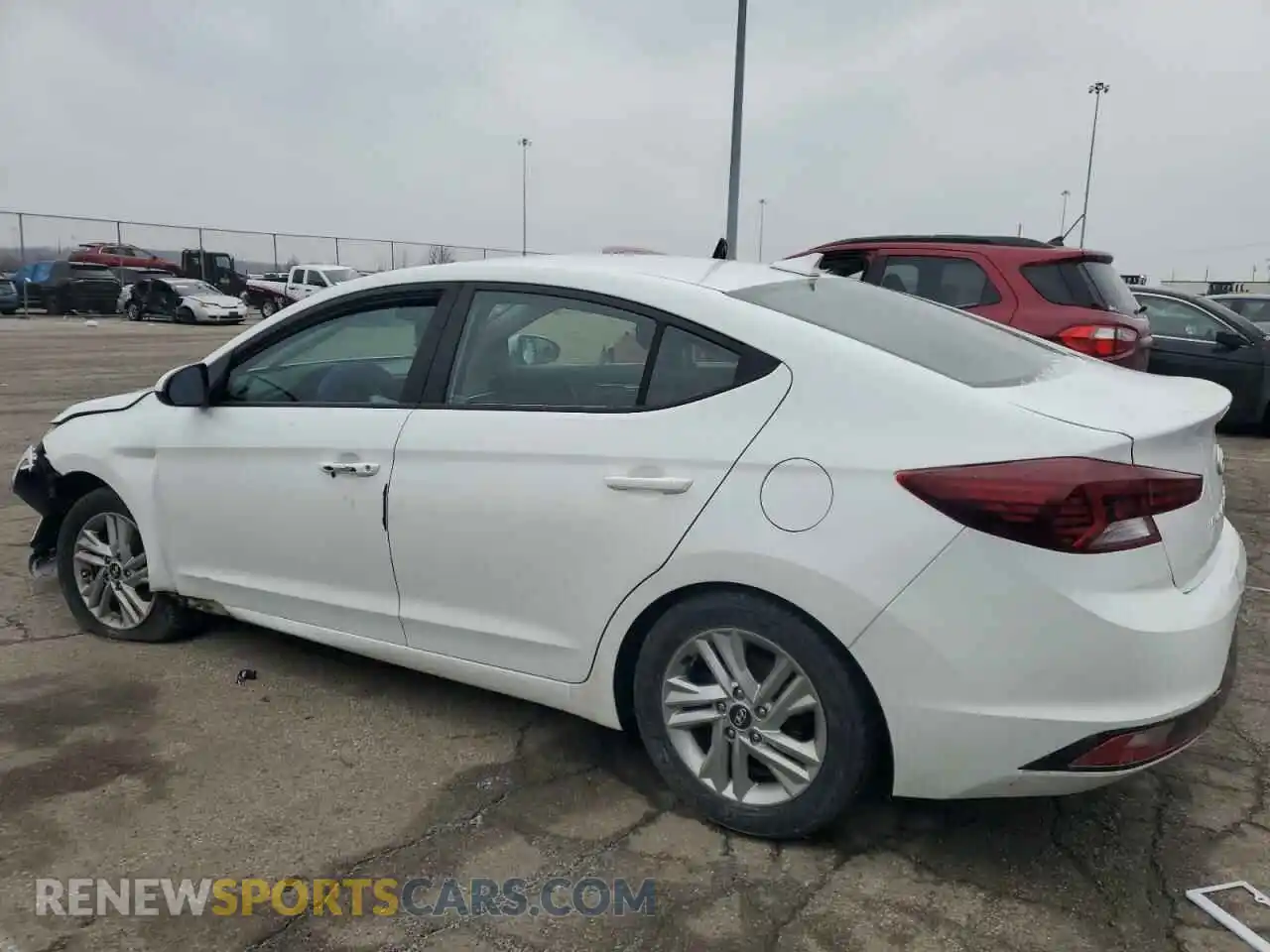 2 Photograph of a damaged car 5NPD84LF7LH574586 HYUNDAI ELANTRA 2020