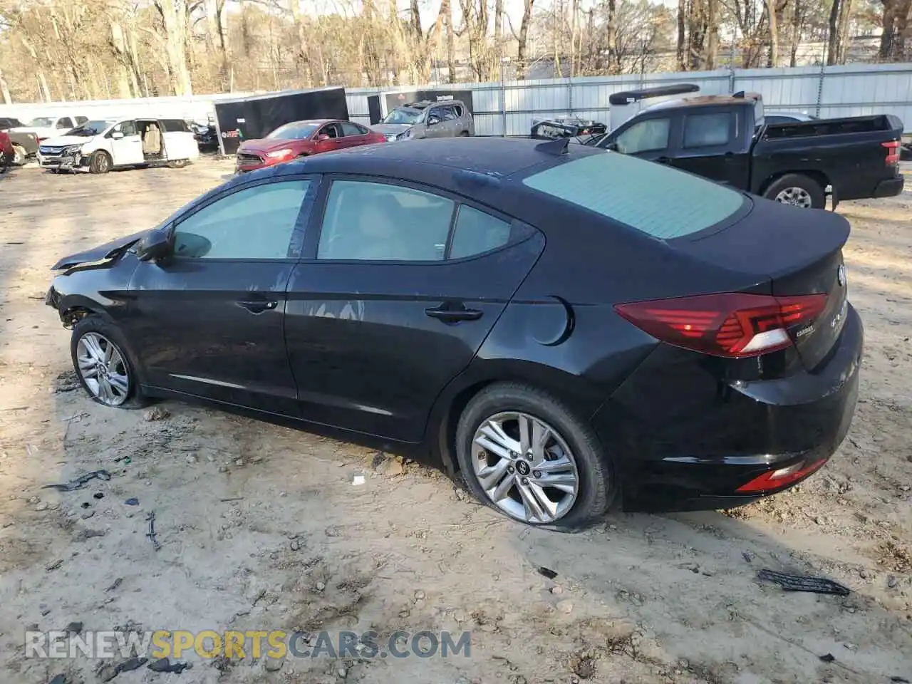 2 Photograph of a damaged car 5NPD84LF7LH576452 HYUNDAI ELANTRA 2020