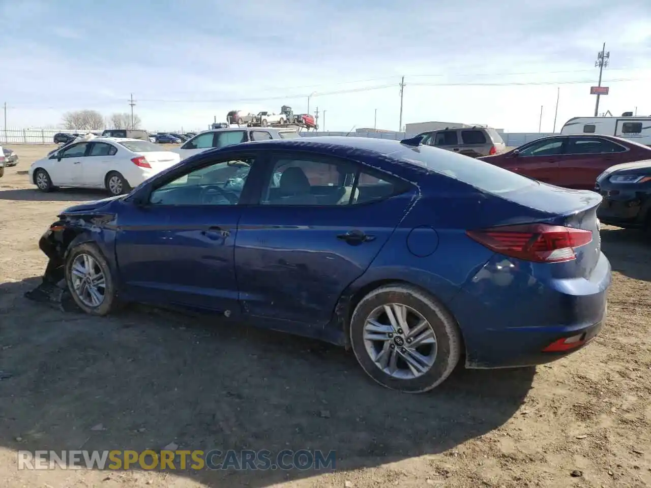2 Photograph of a damaged car 5NPD84LF7LH578069 HYUNDAI ELANTRA 2020