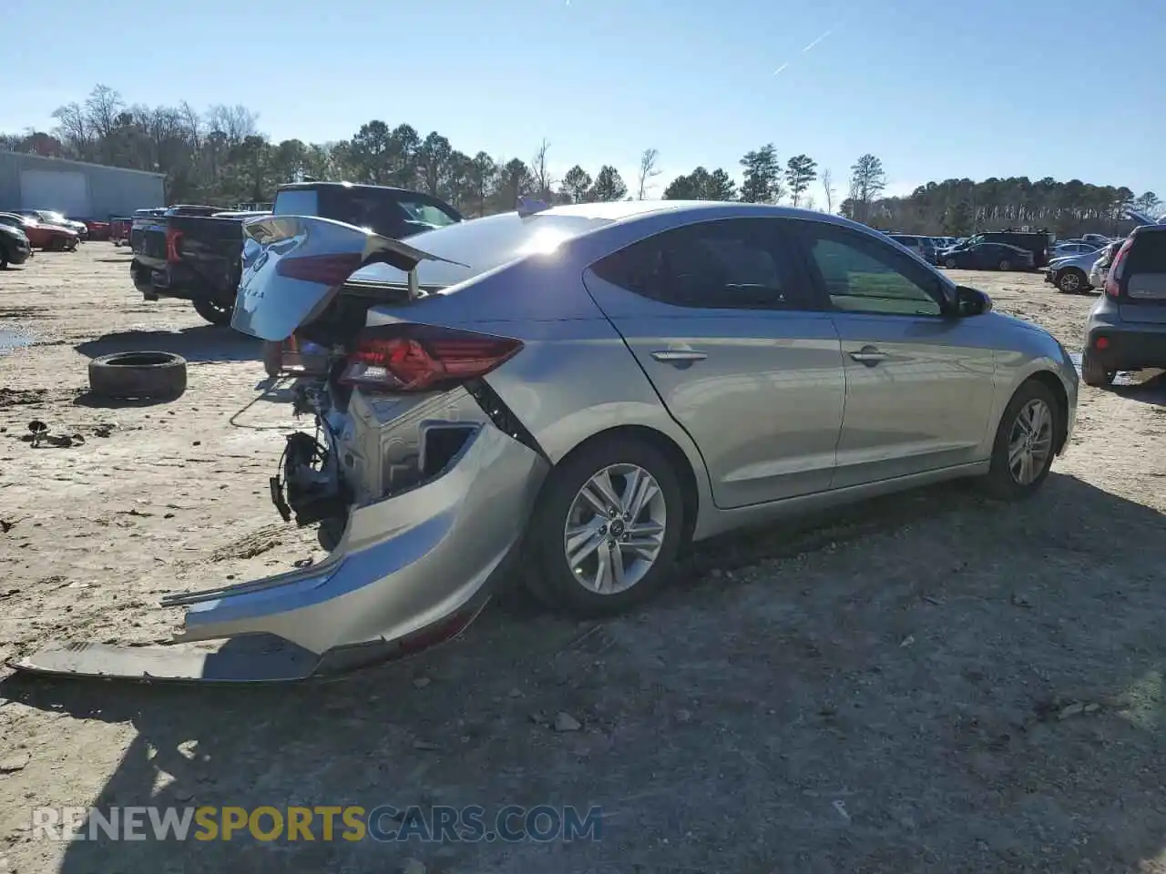 3 fotografías del automóvil dañado 5NPD84LF7LH606744 HYUNDAI ELANTRA 2020