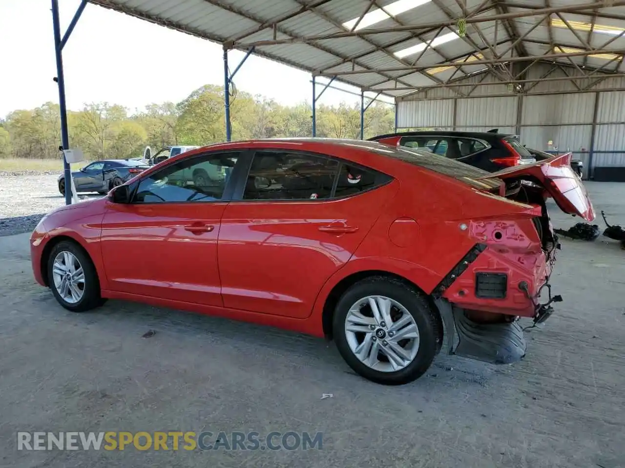 2 Photograph of a damaged car 5NPD84LF7LH627030 HYUNDAI ELANTRA 2020