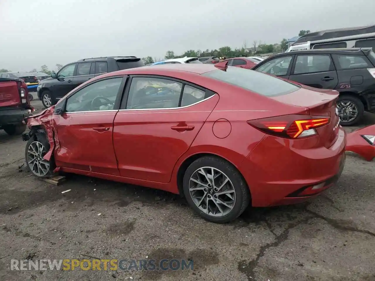 2 Photograph of a damaged car 5NPD84LF8LH510427 HYUNDAI ELANTRA 2020
