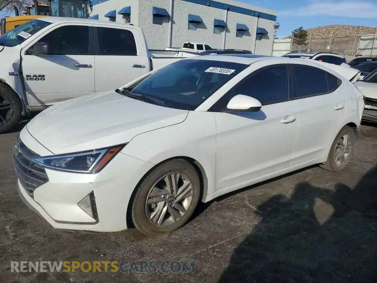 1 Photograph of a damaged car 5NPD84LF8LH516244 HYUNDAI ELANTRA 2020