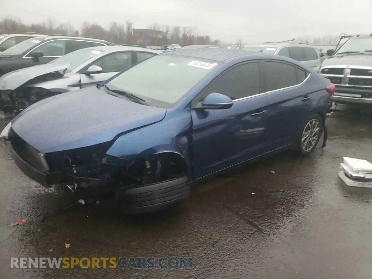 1 Photograph of a damaged car 5NPD84LF8LH530841 HYUNDAI ELANTRA 2020