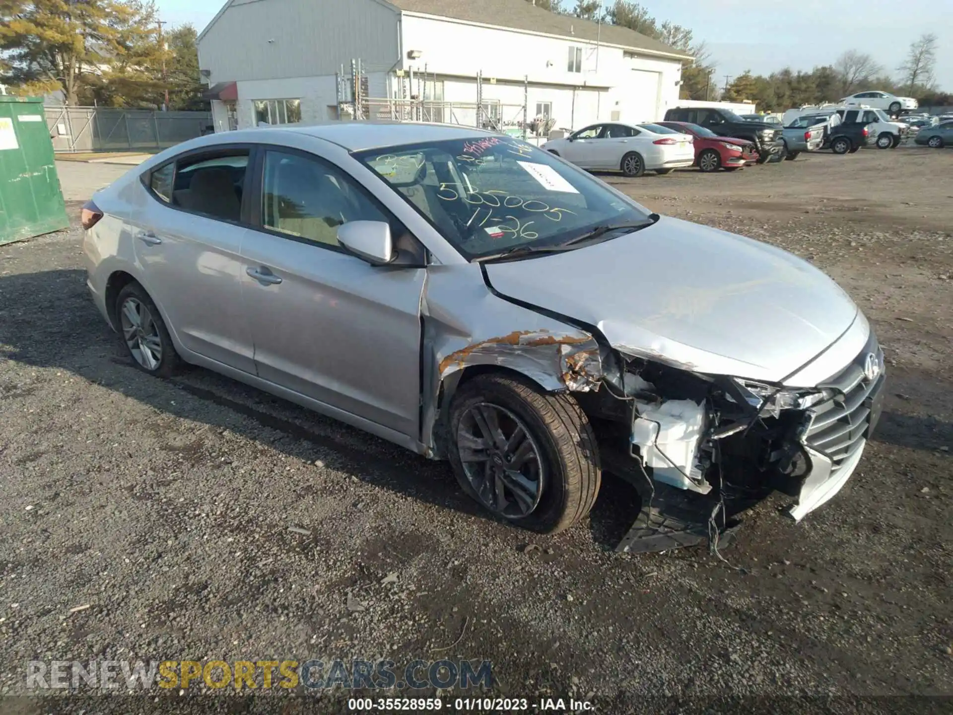 1 Photograph of a damaged car 5NPD84LF8LH535005 HYUNDAI ELANTRA 2020