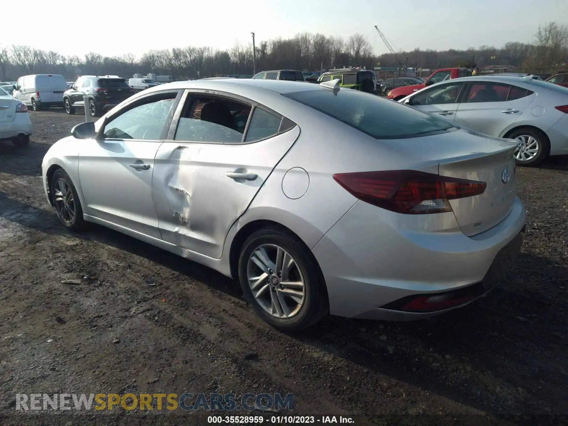 3 Photograph of a damaged car 5NPD84LF8LH535005 HYUNDAI ELANTRA 2020