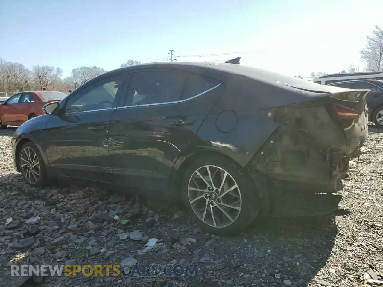 2 Photograph of a damaged car 5NPD84LF8LH535151 HYUNDAI ELANTRA 2020