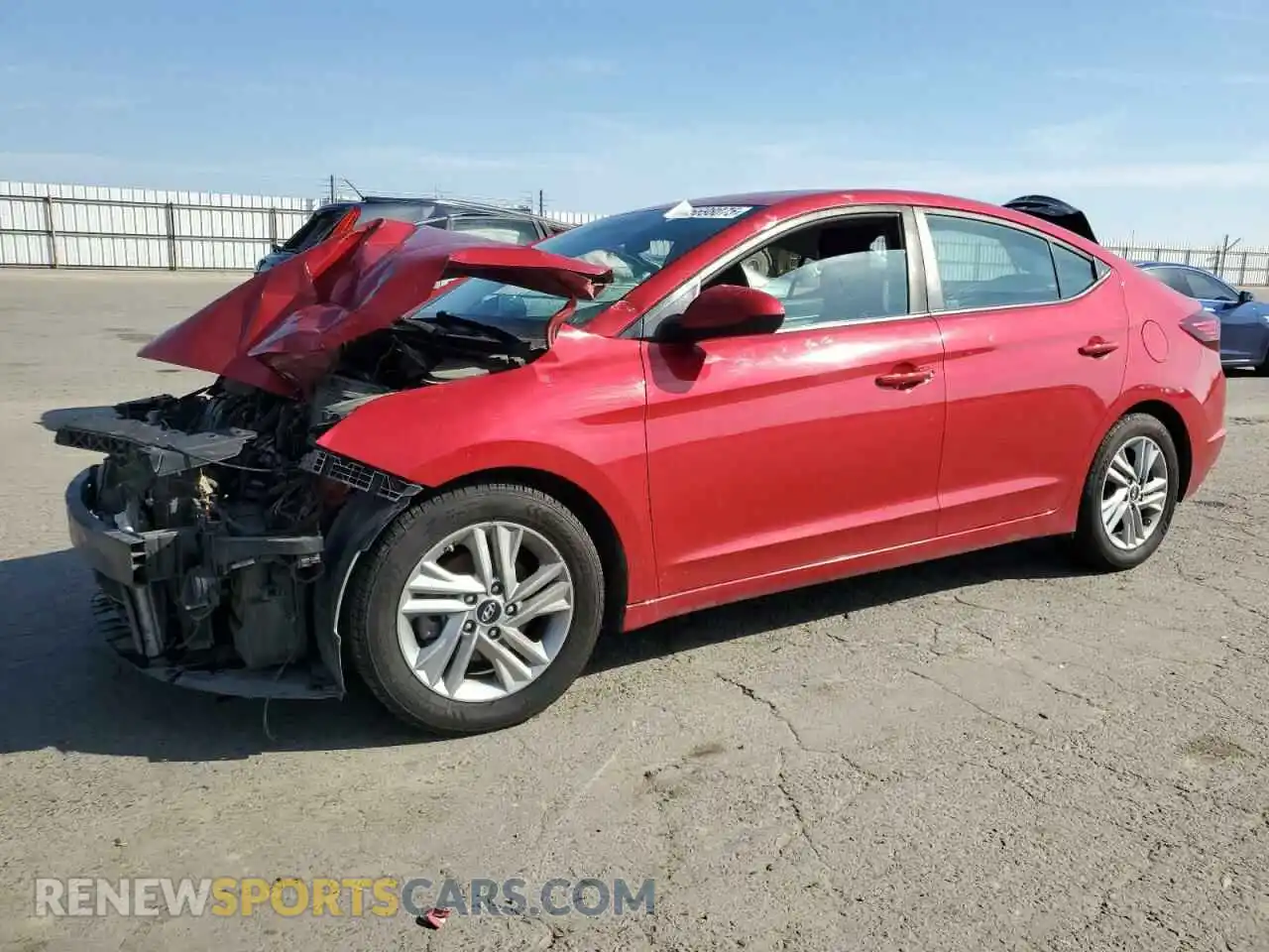 1 Photograph of a damaged car 5NPD84LF8LH548546 HYUNDAI ELANTRA 2020