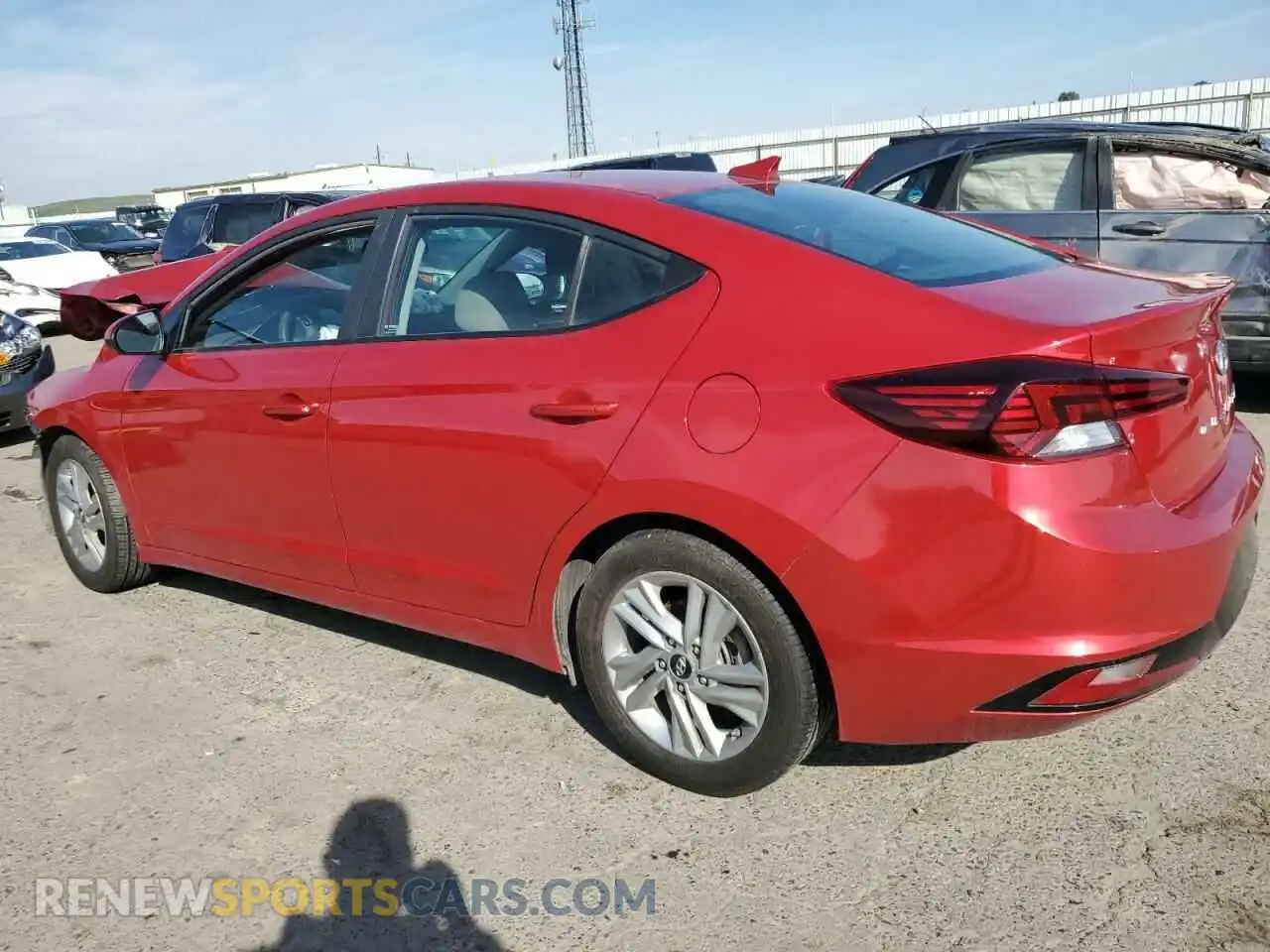 2 Photograph of a damaged car 5NPD84LF8LH548546 HYUNDAI ELANTRA 2020