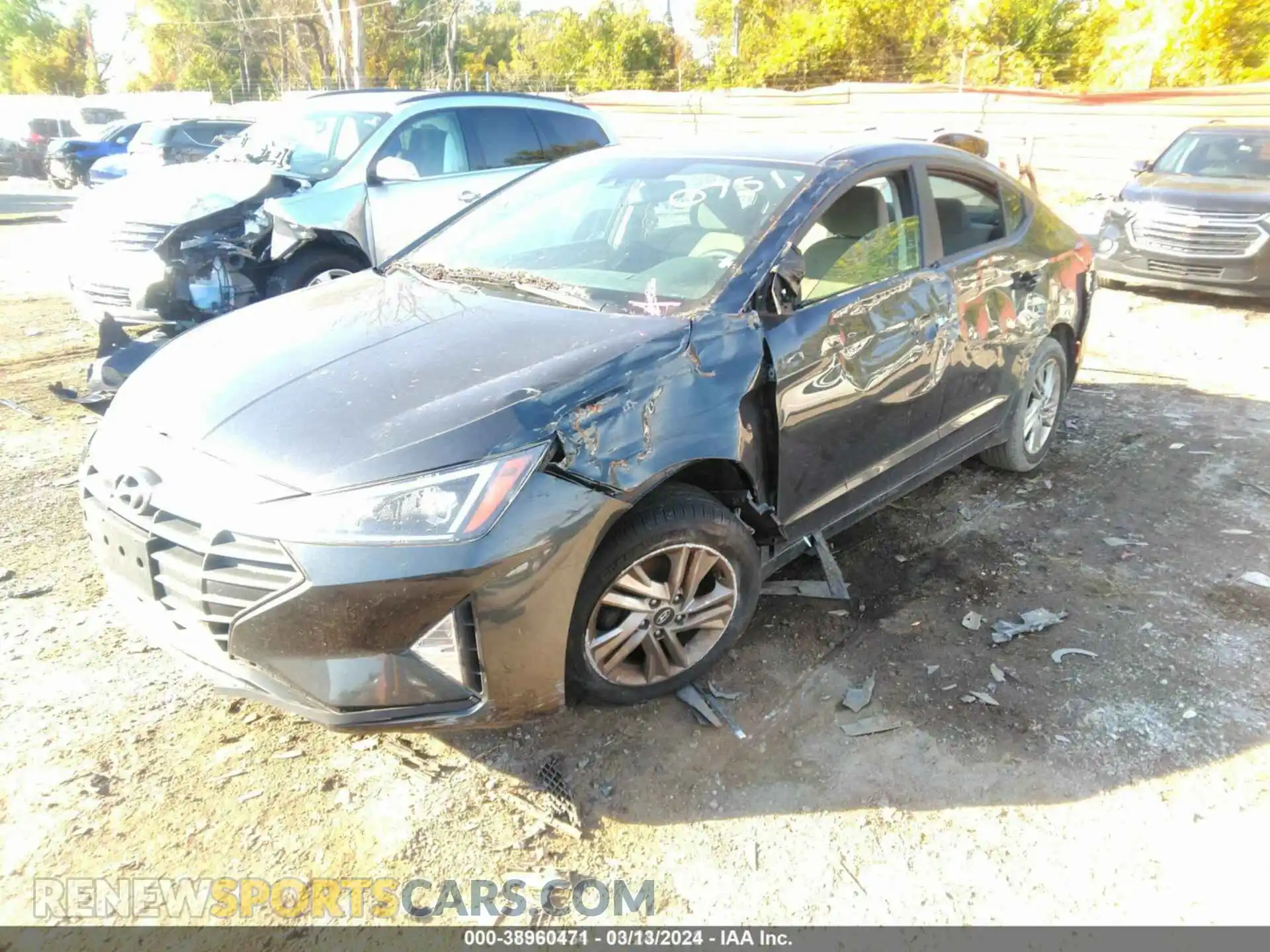 2 Photograph of a damaged car 5NPD84LF8LH550751 HYUNDAI ELANTRA 2020