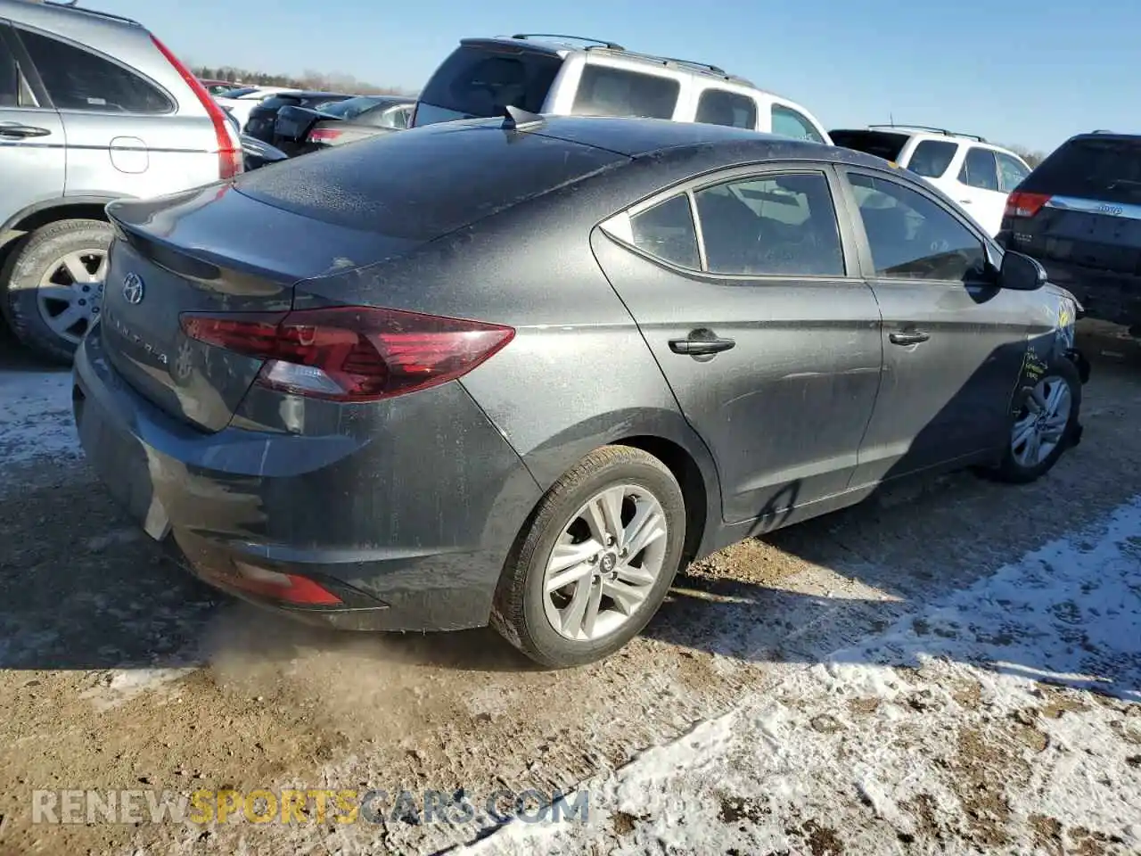 3 Photograph of a damaged car 5NPD84LF8LH554184 HYUNDAI ELANTRA 2020