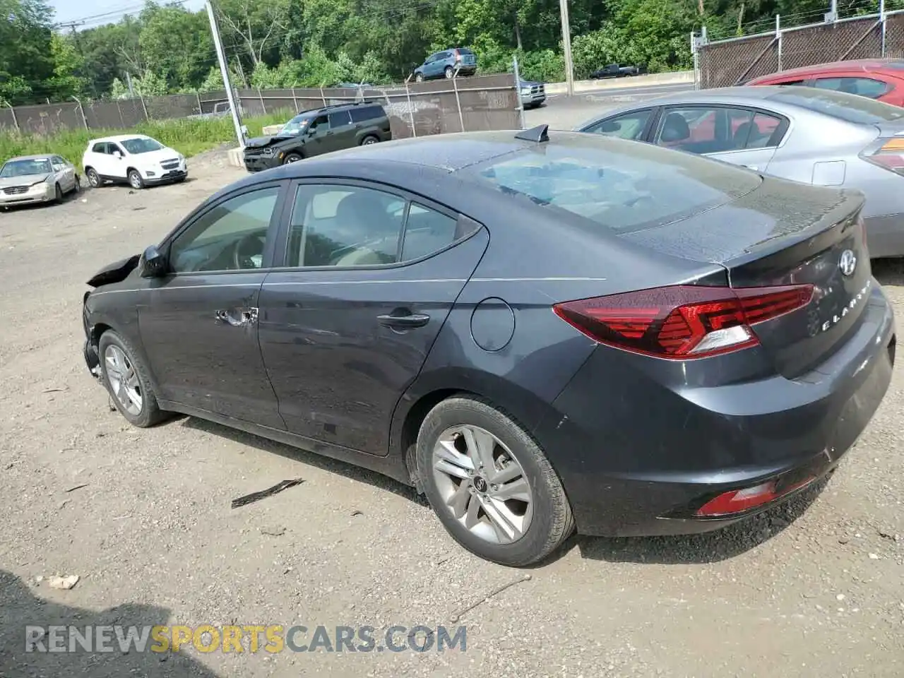 2 Photograph of a damaged car 5NPD84LF8LH566772 HYUNDAI ELANTRA 2020