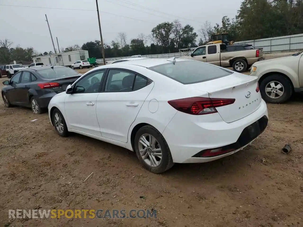 2 Photograph of a damaged car 5NPD84LF8LH569414 HYUNDAI ELANTRA 2020
