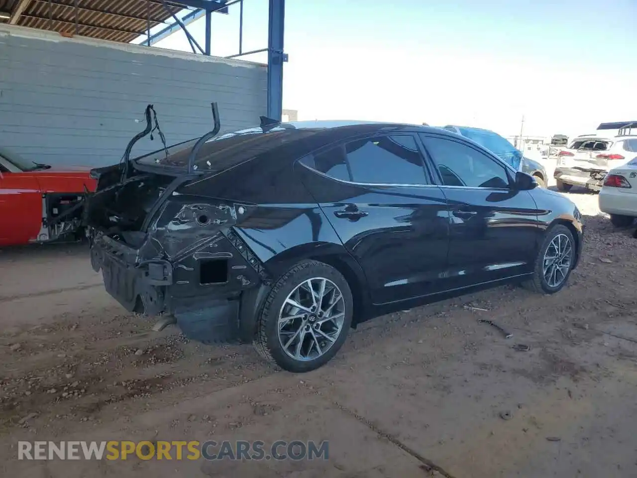 3 Photograph of a damaged car 5NPD84LF8LH601259 HYUNDAI ELANTRA 2020