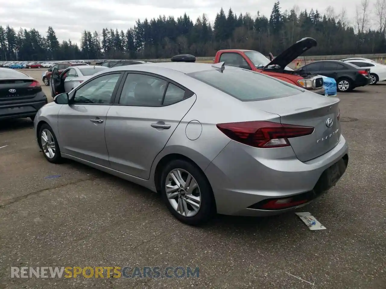 2 Photograph of a damaged car 5NPD84LF8LH631619 HYUNDAI ELANTRA 2020