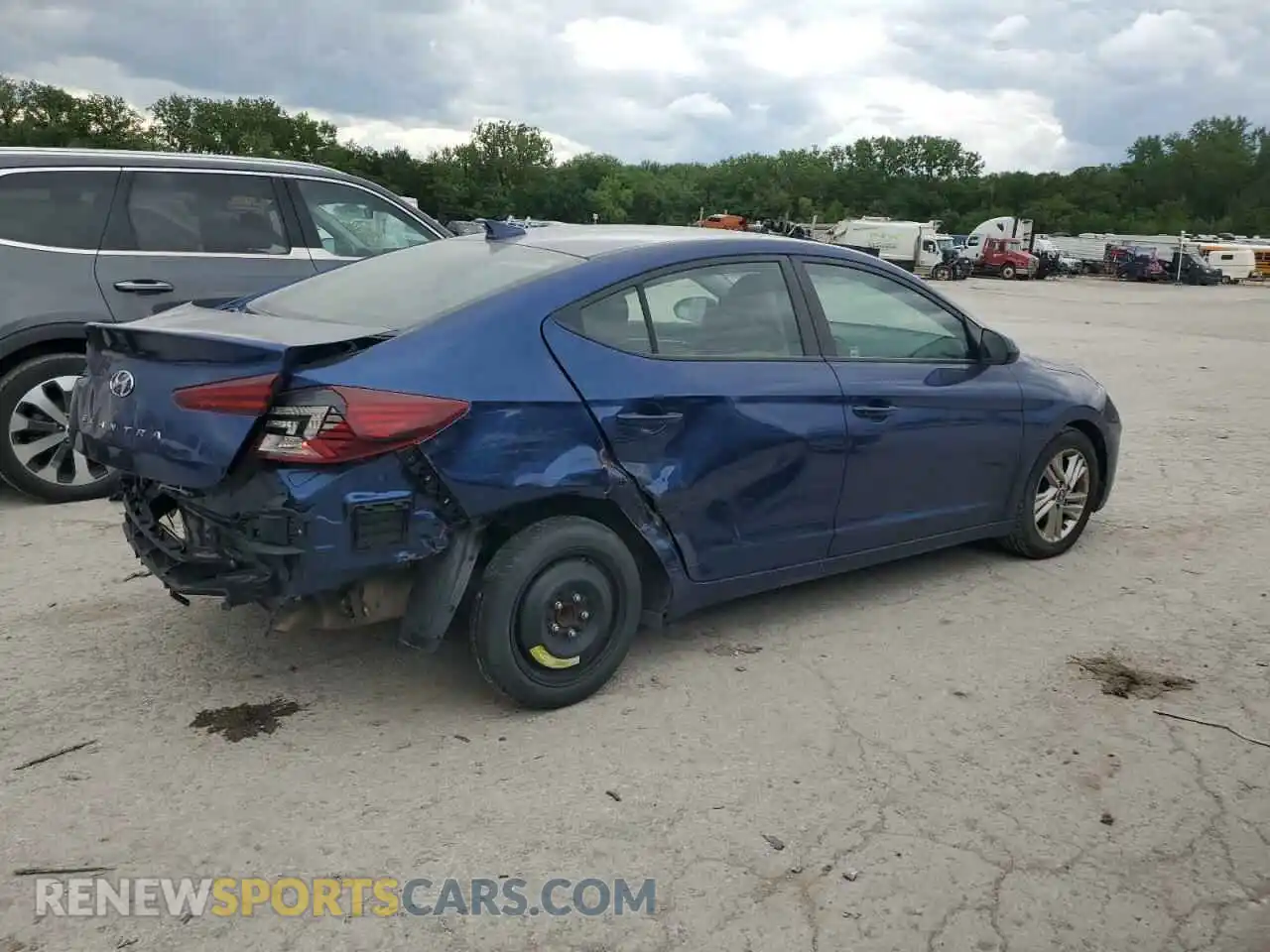 3 Photograph of a damaged car 5NPD84LF9LH510873 HYUNDAI ELANTRA 2020