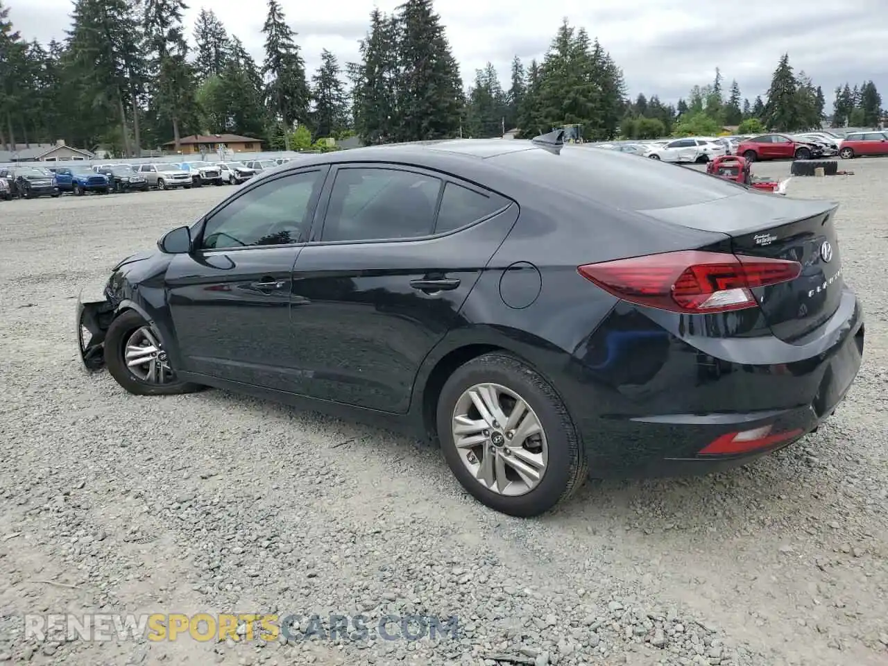2 Photograph of a damaged car 5NPD84LF9LH520917 HYUNDAI ELANTRA 2020
