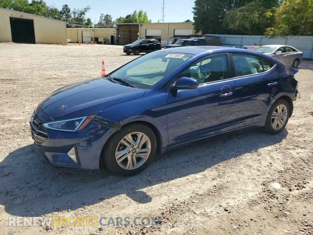 1 Photograph of a damaged car 5NPD84LF9LH533683 HYUNDAI ELANTRA 2020