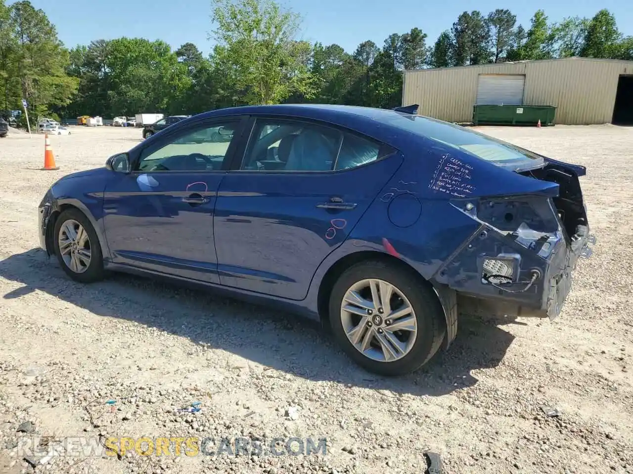 2 Photograph of a damaged car 5NPD84LF9LH533683 HYUNDAI ELANTRA 2020