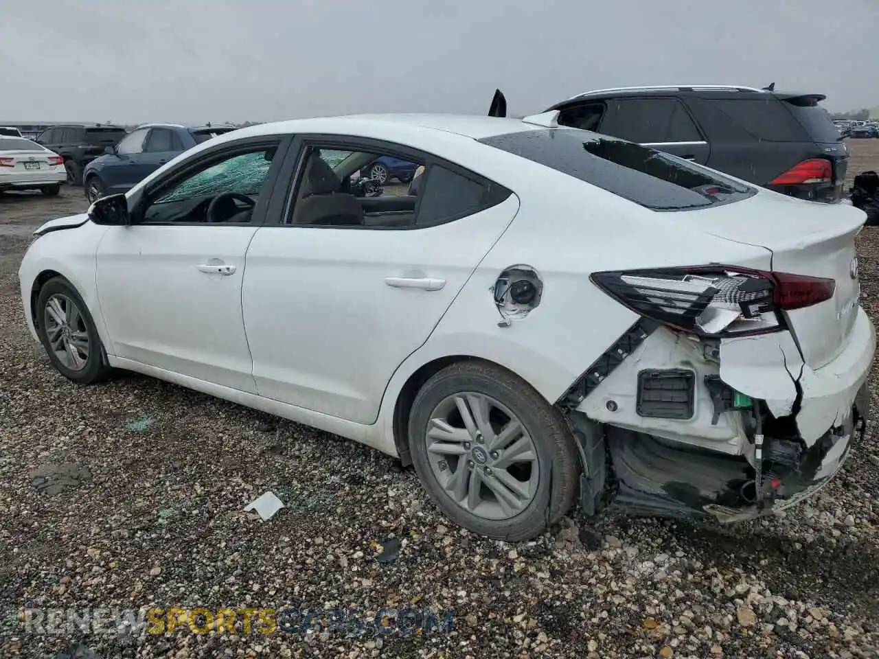 2 Photograph of a damaged car 5NPD84LF9LH537815 HYUNDAI ELANTRA 2020
