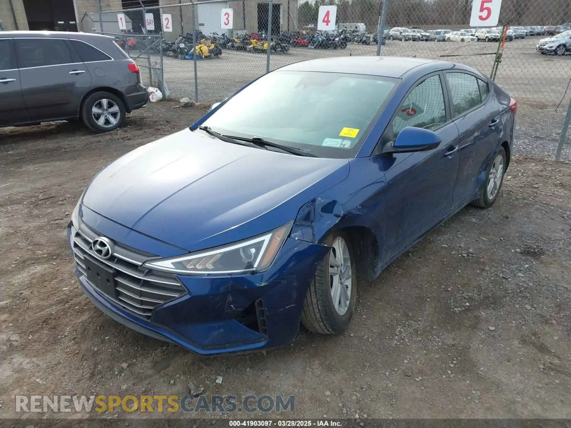2 Photograph of a damaged car 5NPD84LF9LH557806 HYUNDAI ELANTRA 2020