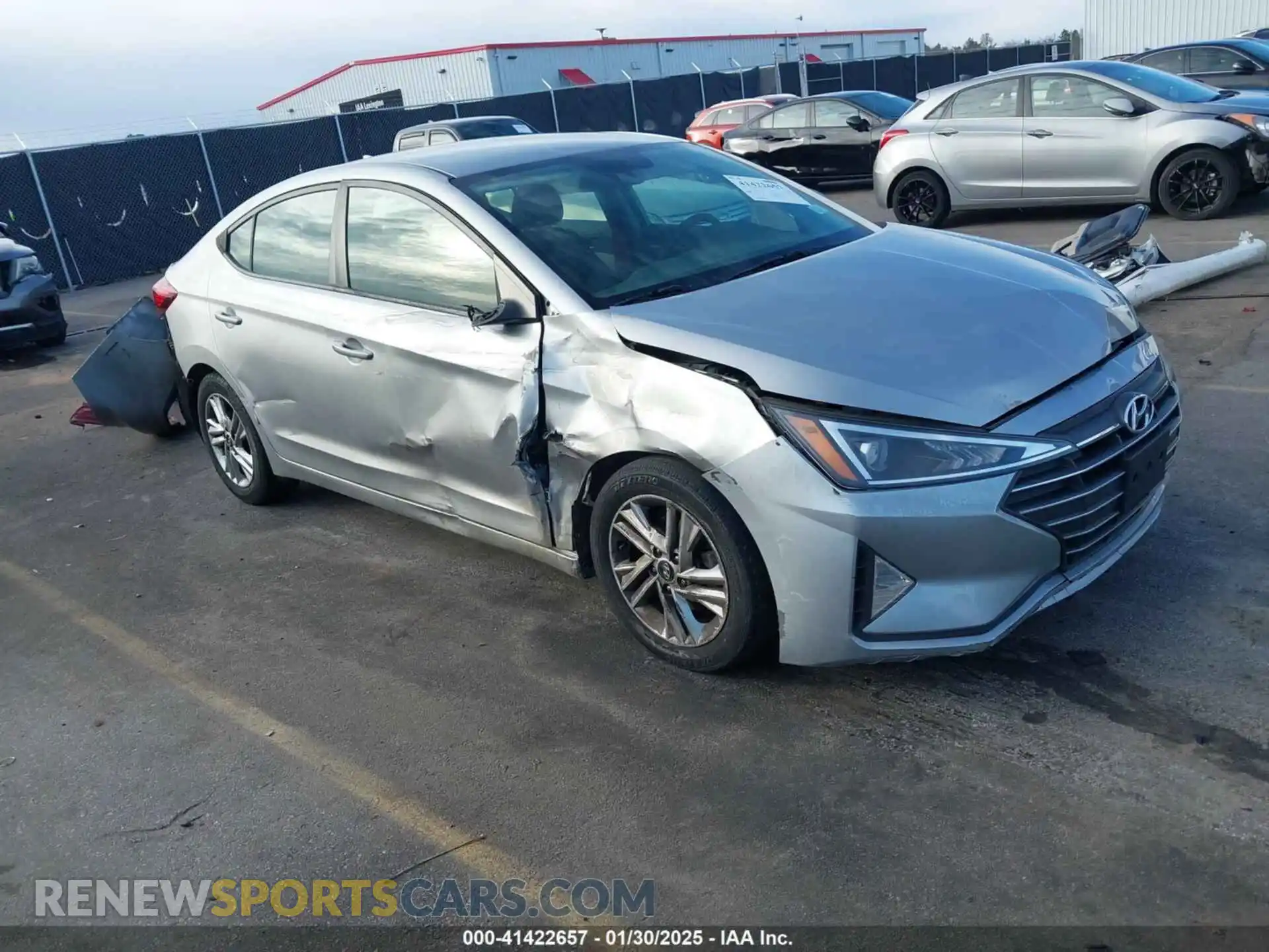 1 Photograph of a damaged car 5NPD84LF9LH558941 HYUNDAI ELANTRA 2020