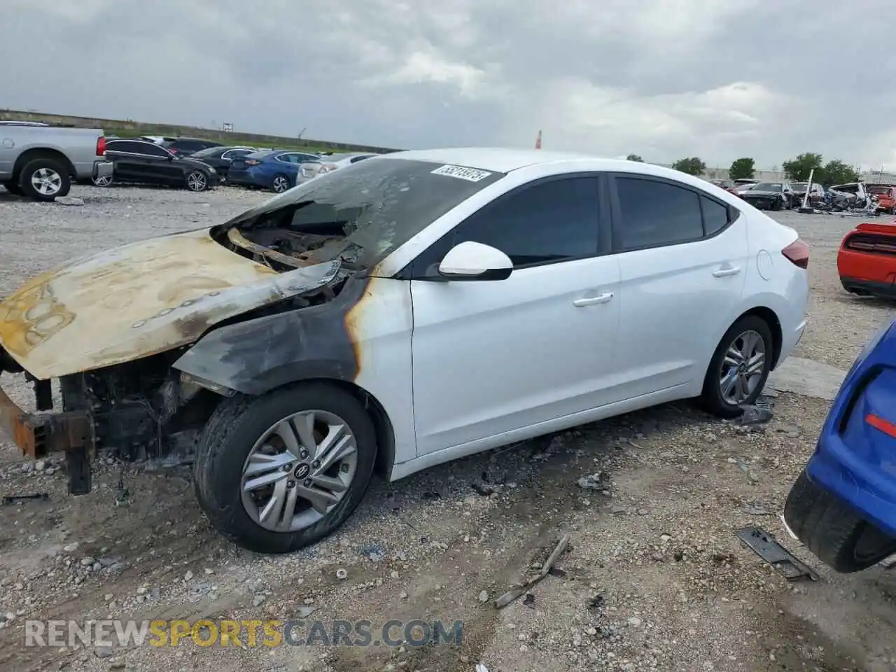1 Photograph of a damaged car 5NPD84LF9LH569373 HYUNDAI ELANTRA 2020