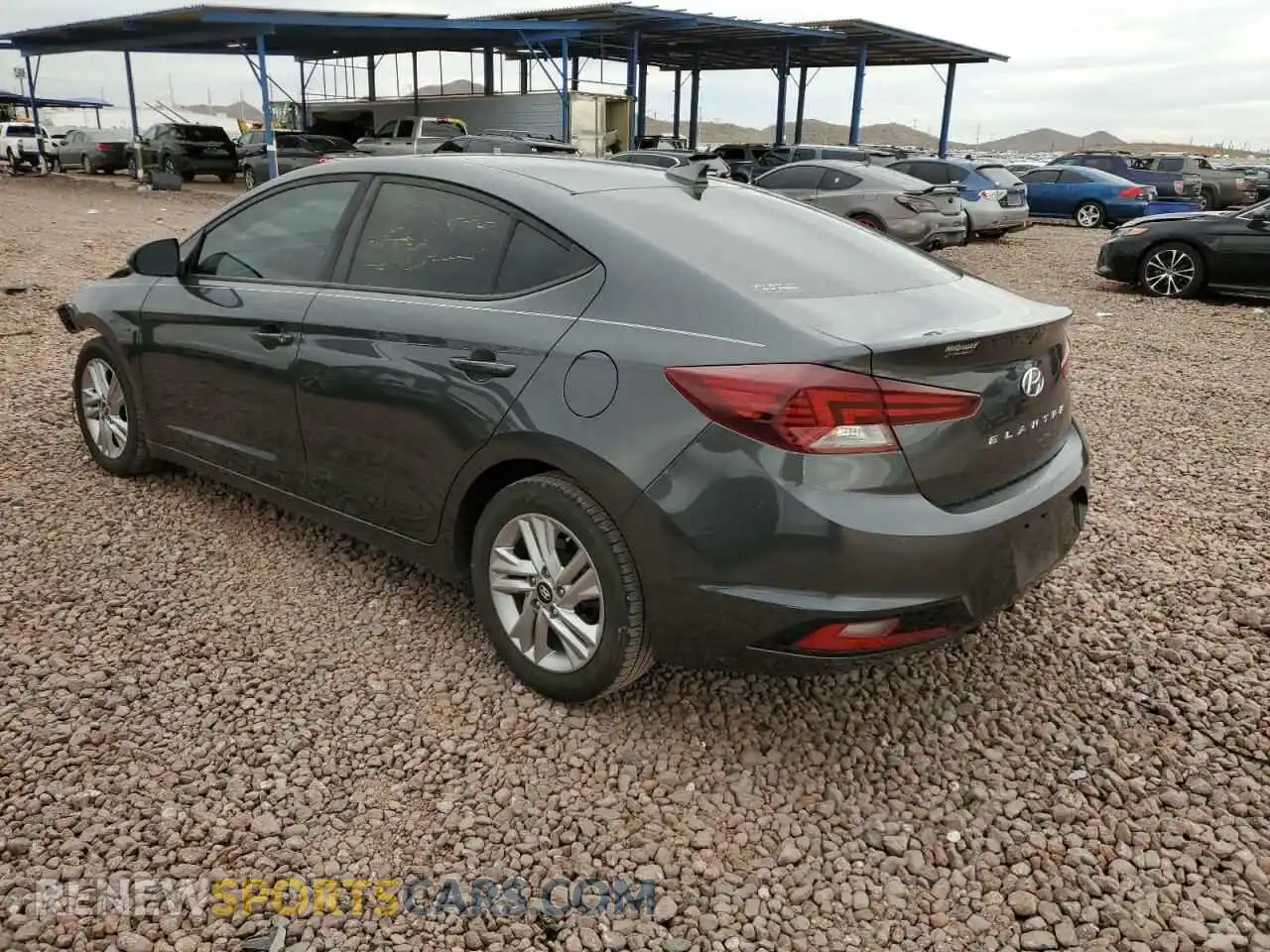 2 Photograph of a damaged car 5NPD84LF9LH575688 HYUNDAI ELANTRA 2020