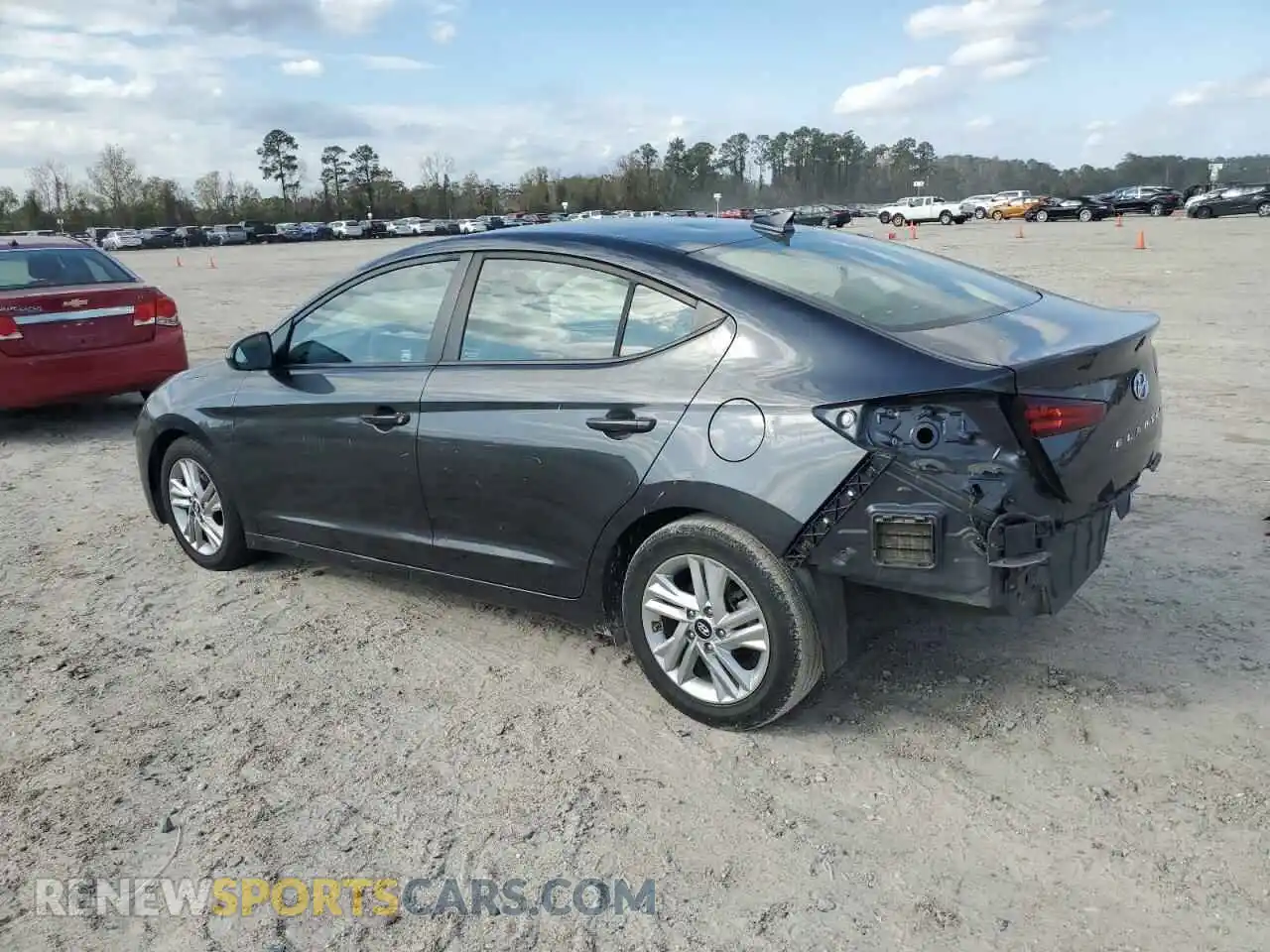 2 Photograph of a damaged car 5NPD84LF9LH585007 HYUNDAI ELANTRA 2020