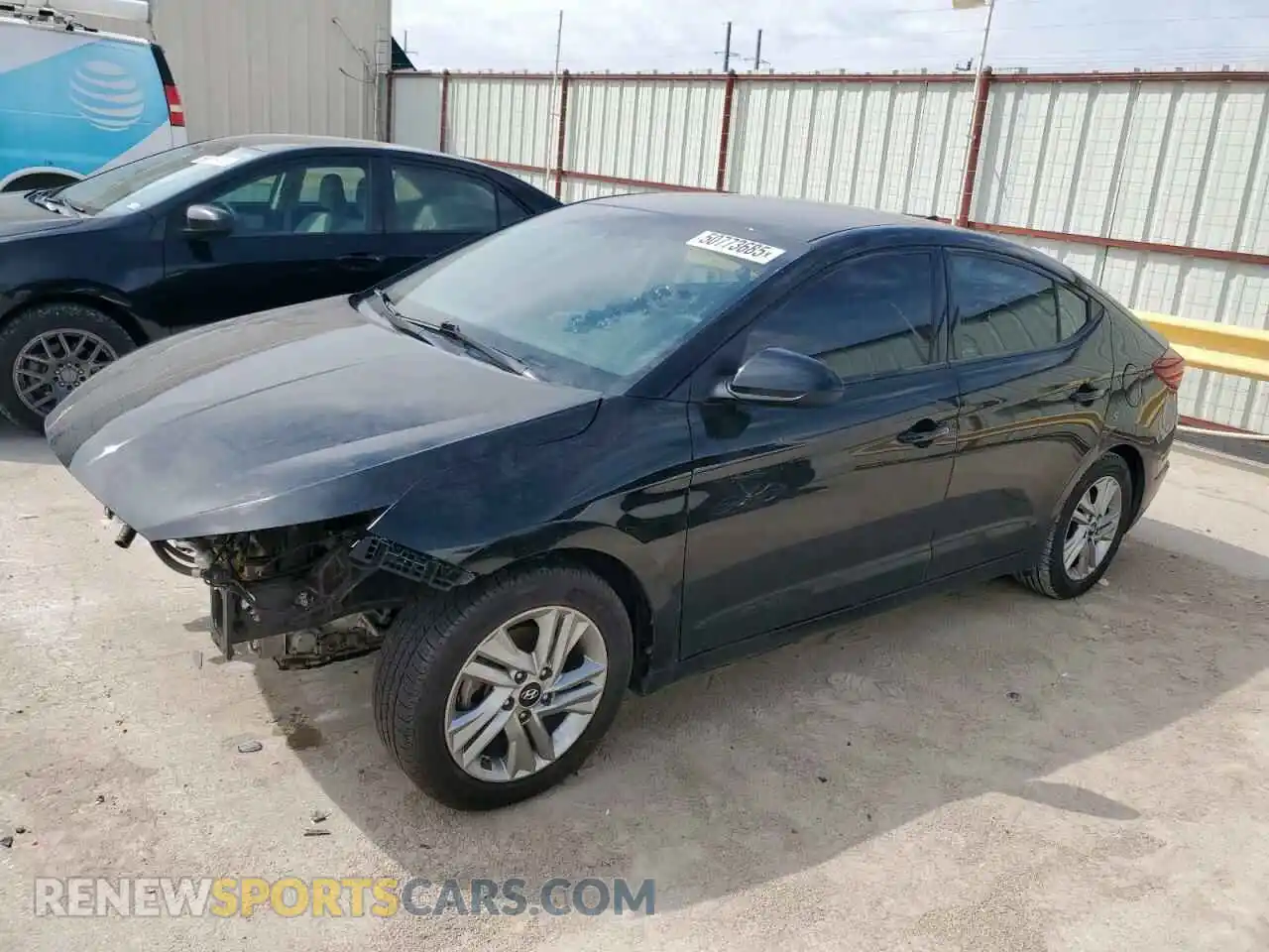1 Photograph of a damaged car 5NPD84LF9LH592829 HYUNDAI ELANTRA 2020