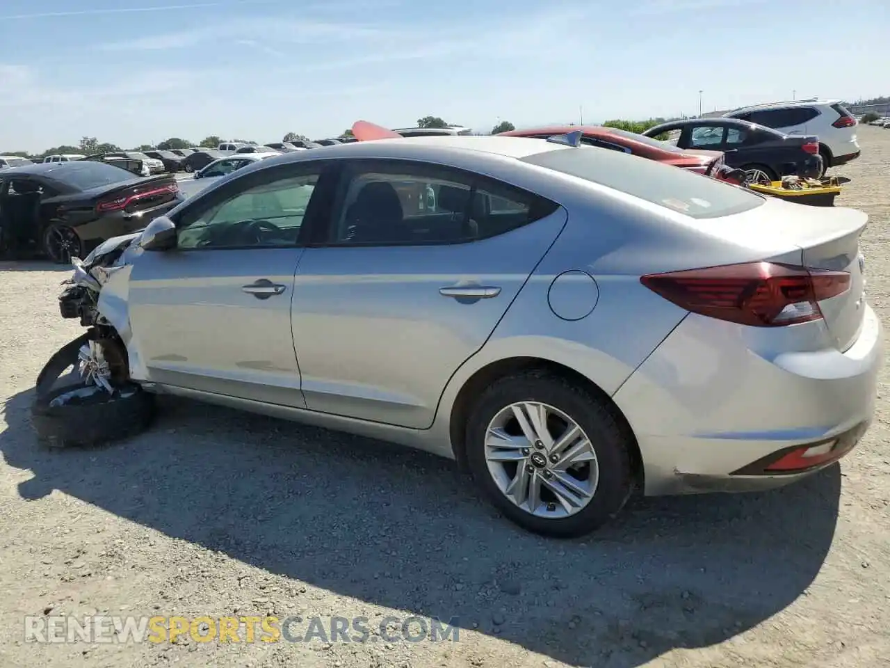 2 Photograph of a damaged car 5NPD84LF9LH606163 HYUNDAI ELANTRA 2020