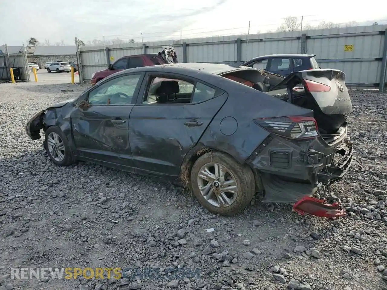 2 Photograph of a damaged car 5NPD84LF9LH606311 HYUNDAI ELANTRA 2020