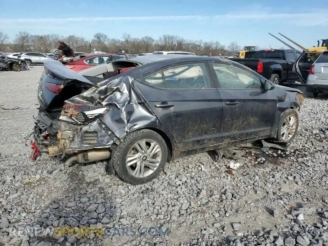 3 Photograph of a damaged car 5NPD84LF9LH606311 HYUNDAI ELANTRA 2020
