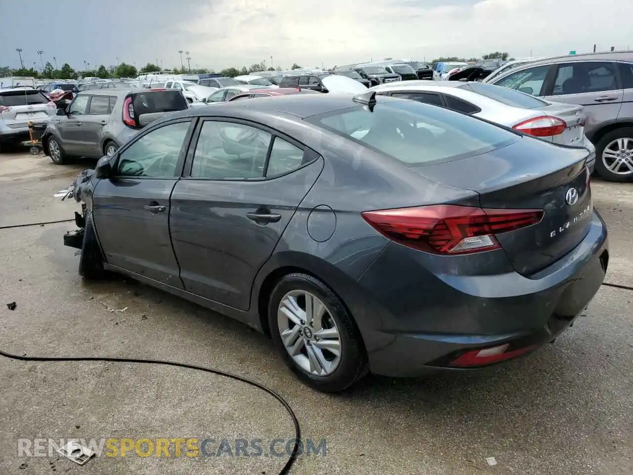 2 fotografías del automóvil dañado 5NPD84LF9LH610858 HYUNDAI ELANTRA 2020