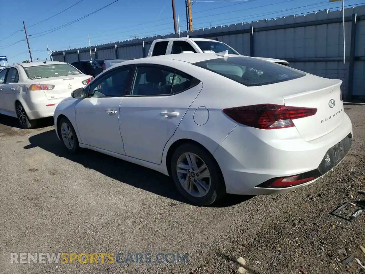 2 Photograph of a damaged car 5NPD84LF9LH629488 HYUNDAI ELANTRA 2020