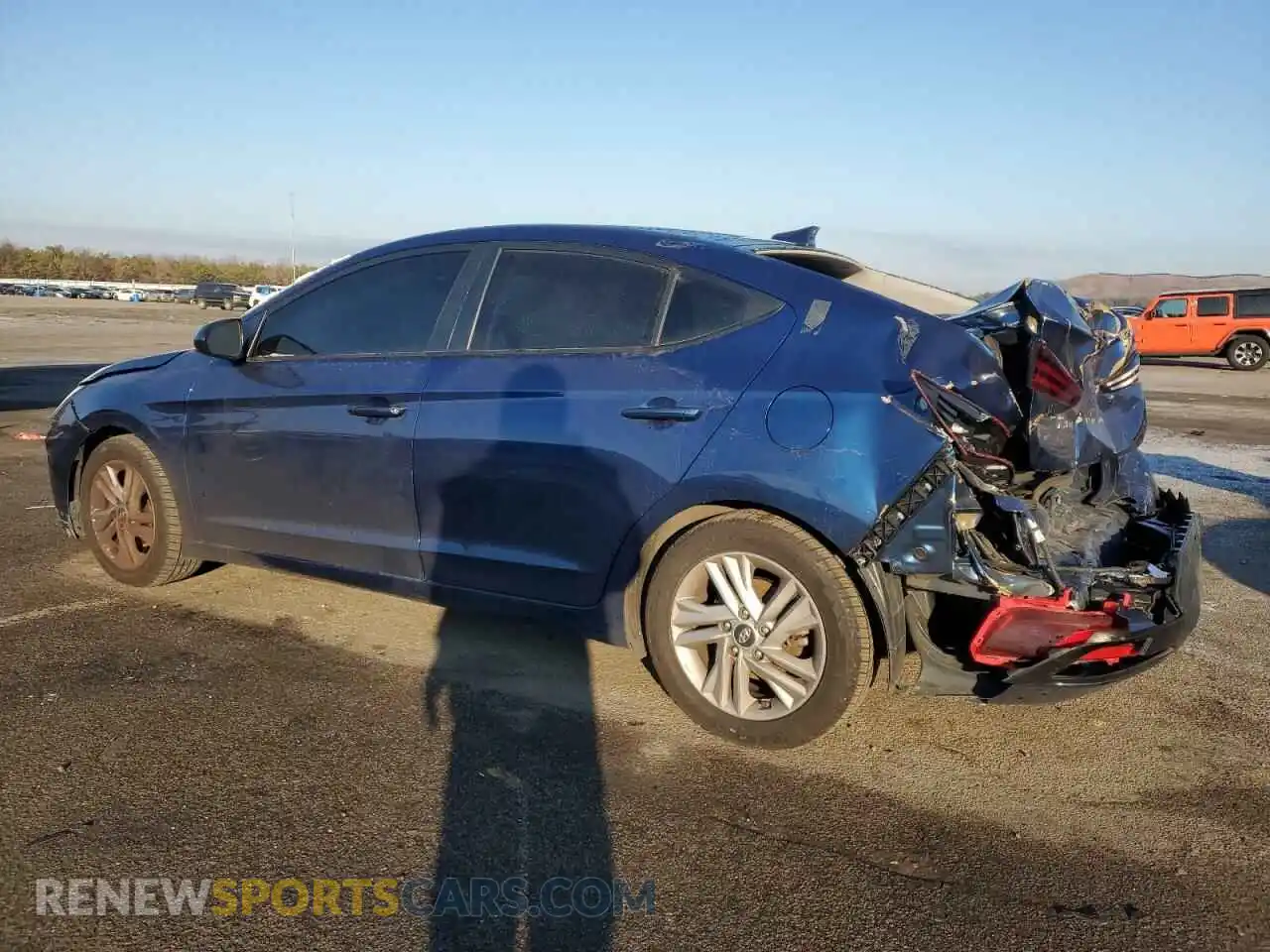 2 Photograph of a damaged car 5NPD84LF9LH631659 HYUNDAI ELANTRA 2020