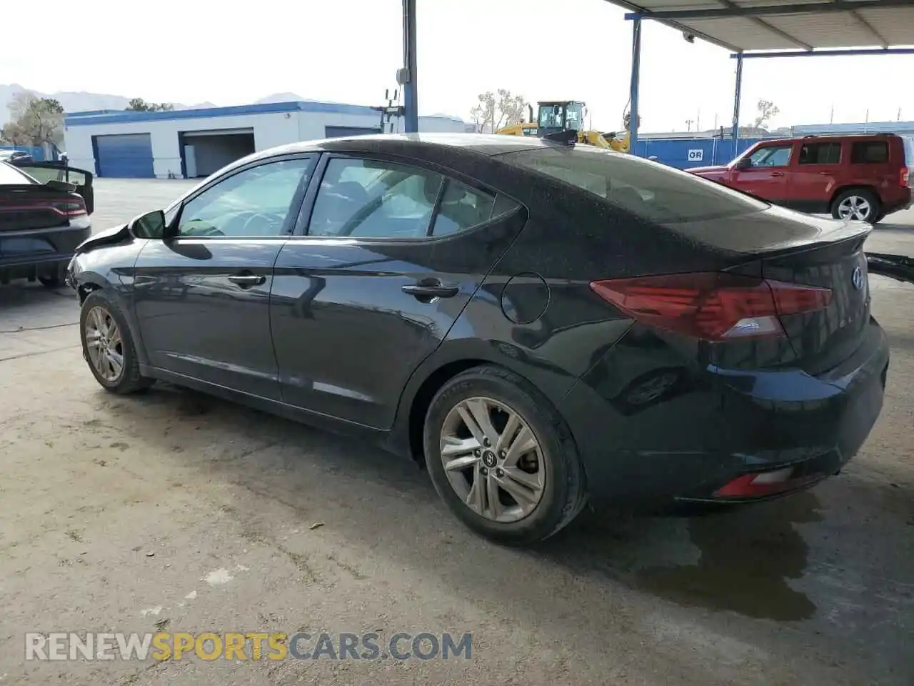 2 Photograph of a damaged car 5NPD84LFXLH502202 HYUNDAI ELANTRA 2020