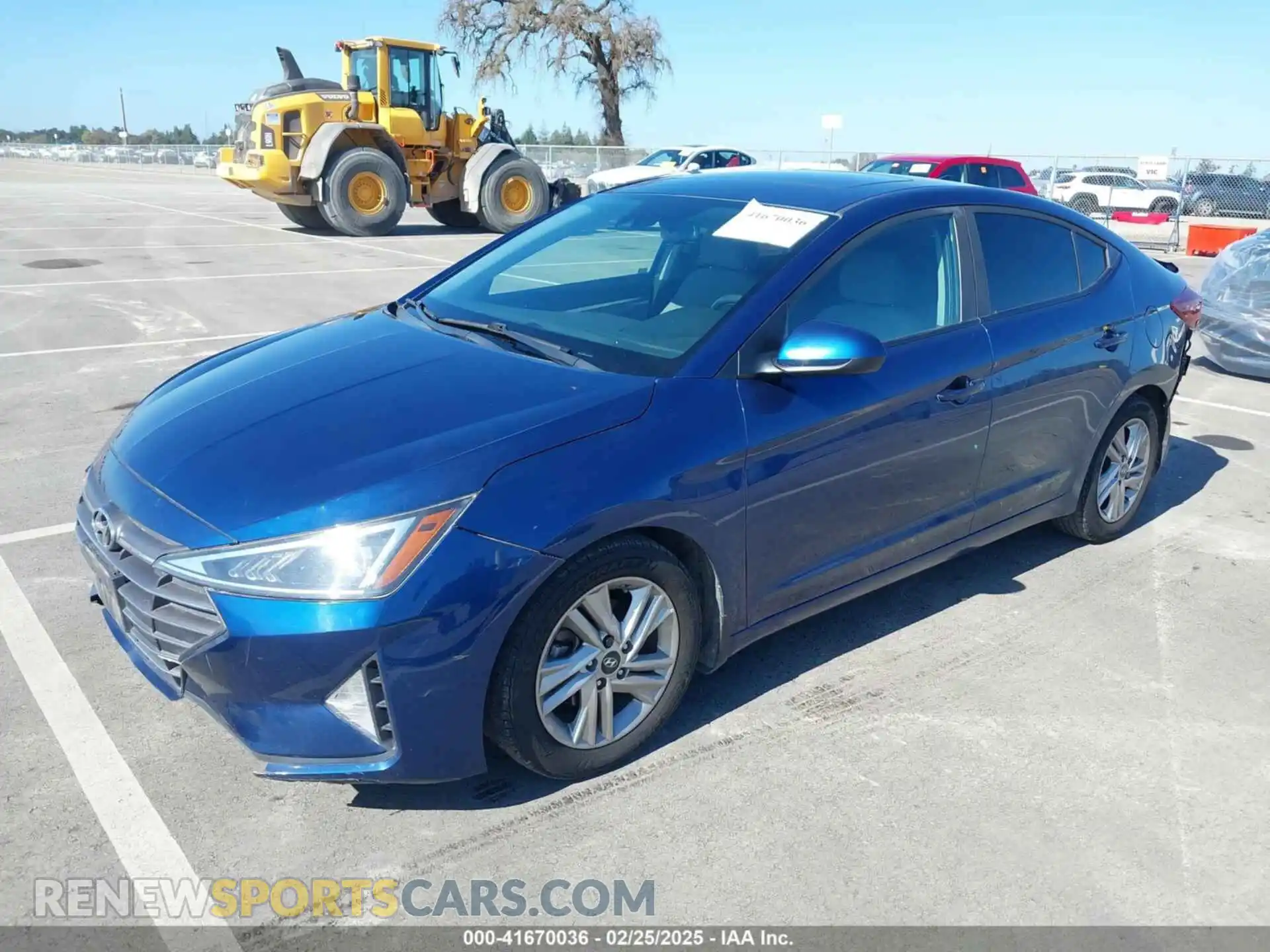 2 Photograph of a damaged car 5NPD84LFXLH505987 HYUNDAI ELANTRA 2020