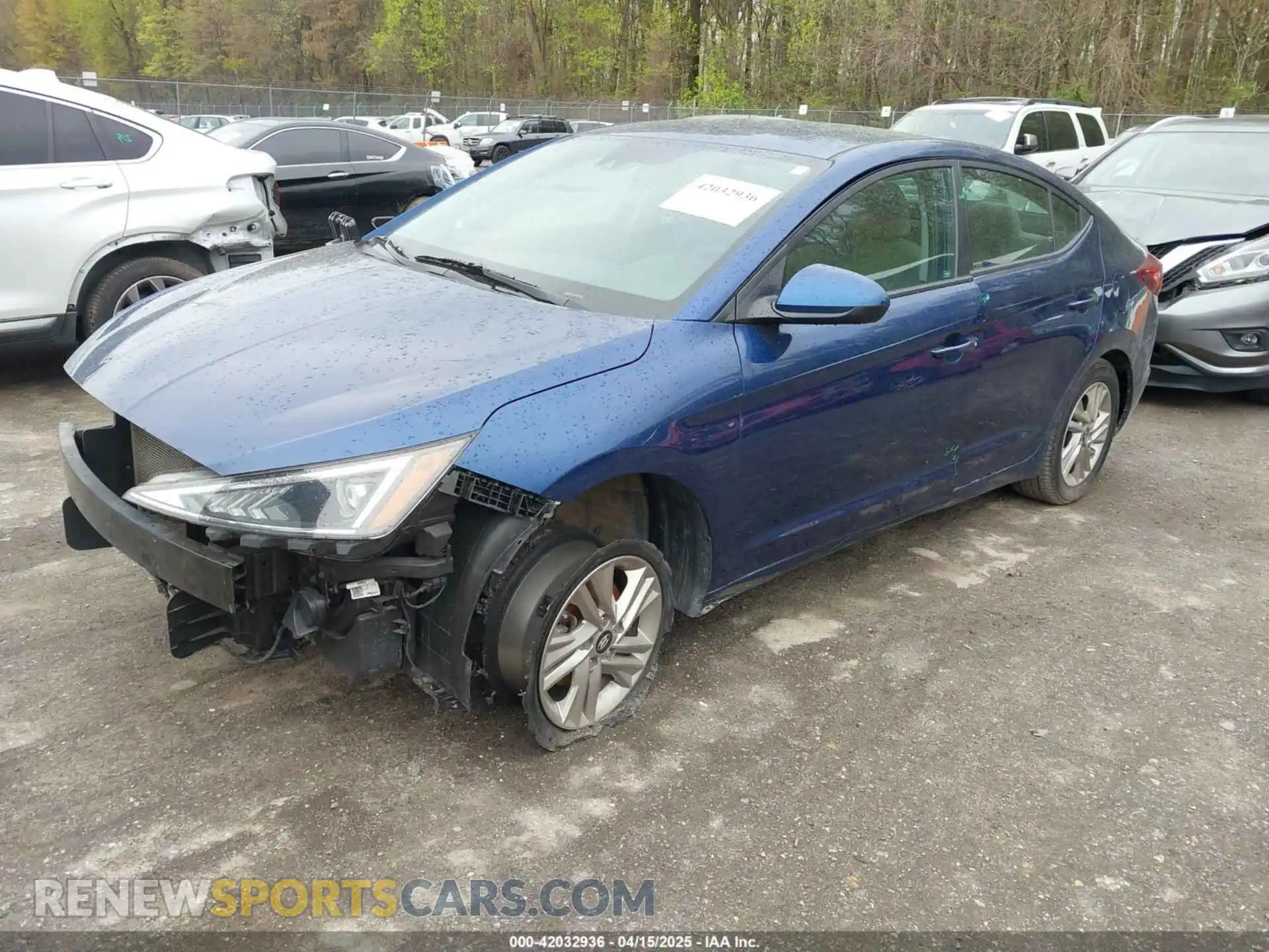 2 fotografías del automóvil dañado 5NPD84LFXLH509814 HYUNDAI ELANTRA 2020