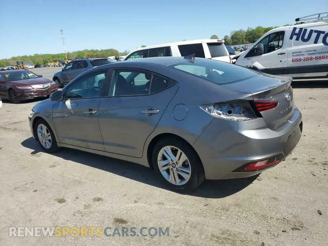 2 Photograph of a damaged car 5NPD84LFXLH524250 HYUNDAI ELANTRA 2020