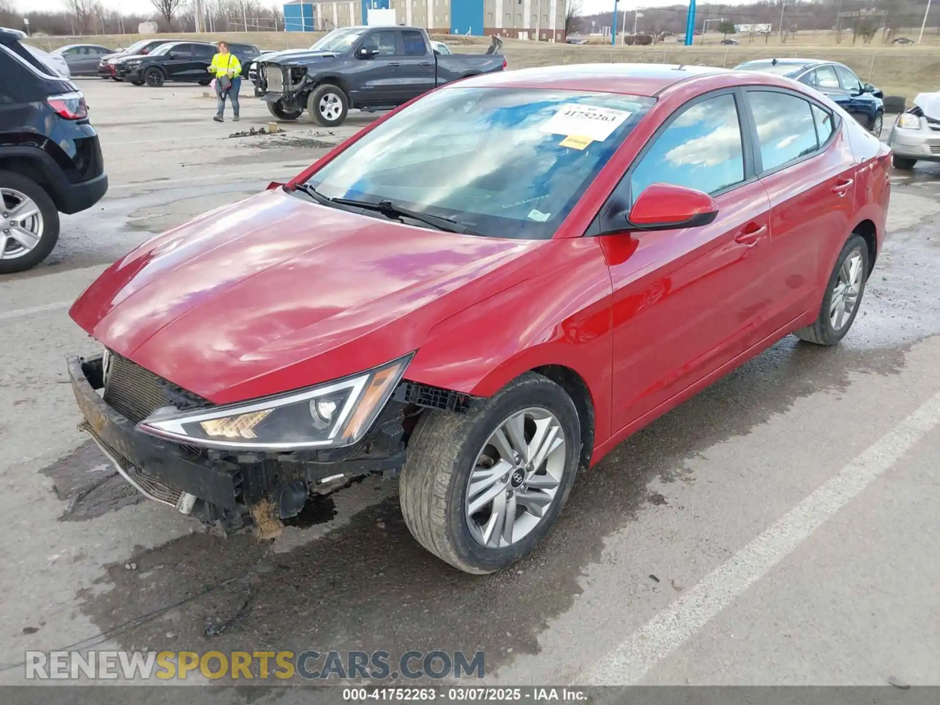 2 Photograph of a damaged car 5NPD84LFXLH534776 HYUNDAI ELANTRA 2020