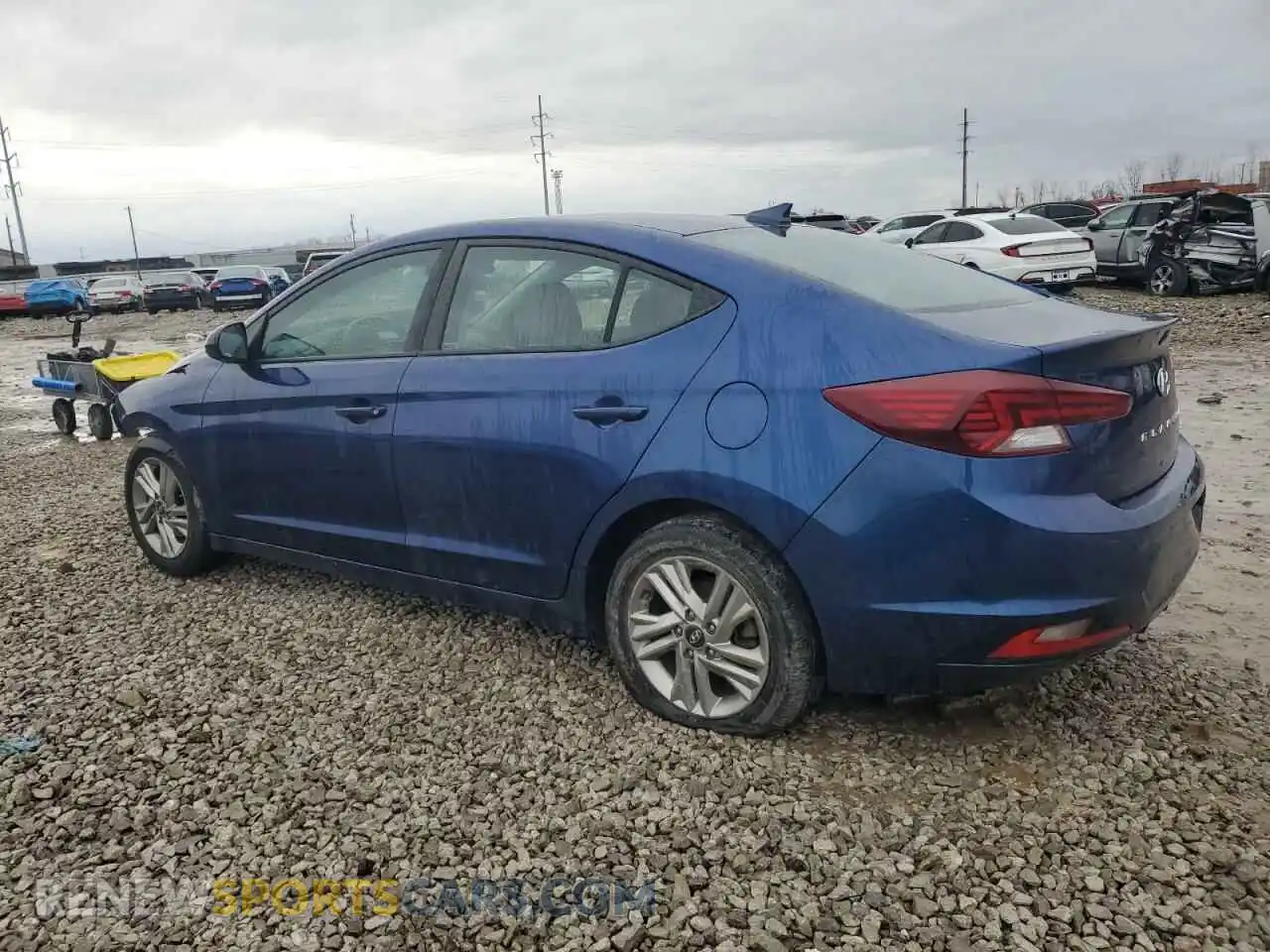 2 Photograph of a damaged car 5NPD84LFXLH535152 HYUNDAI ELANTRA 2020