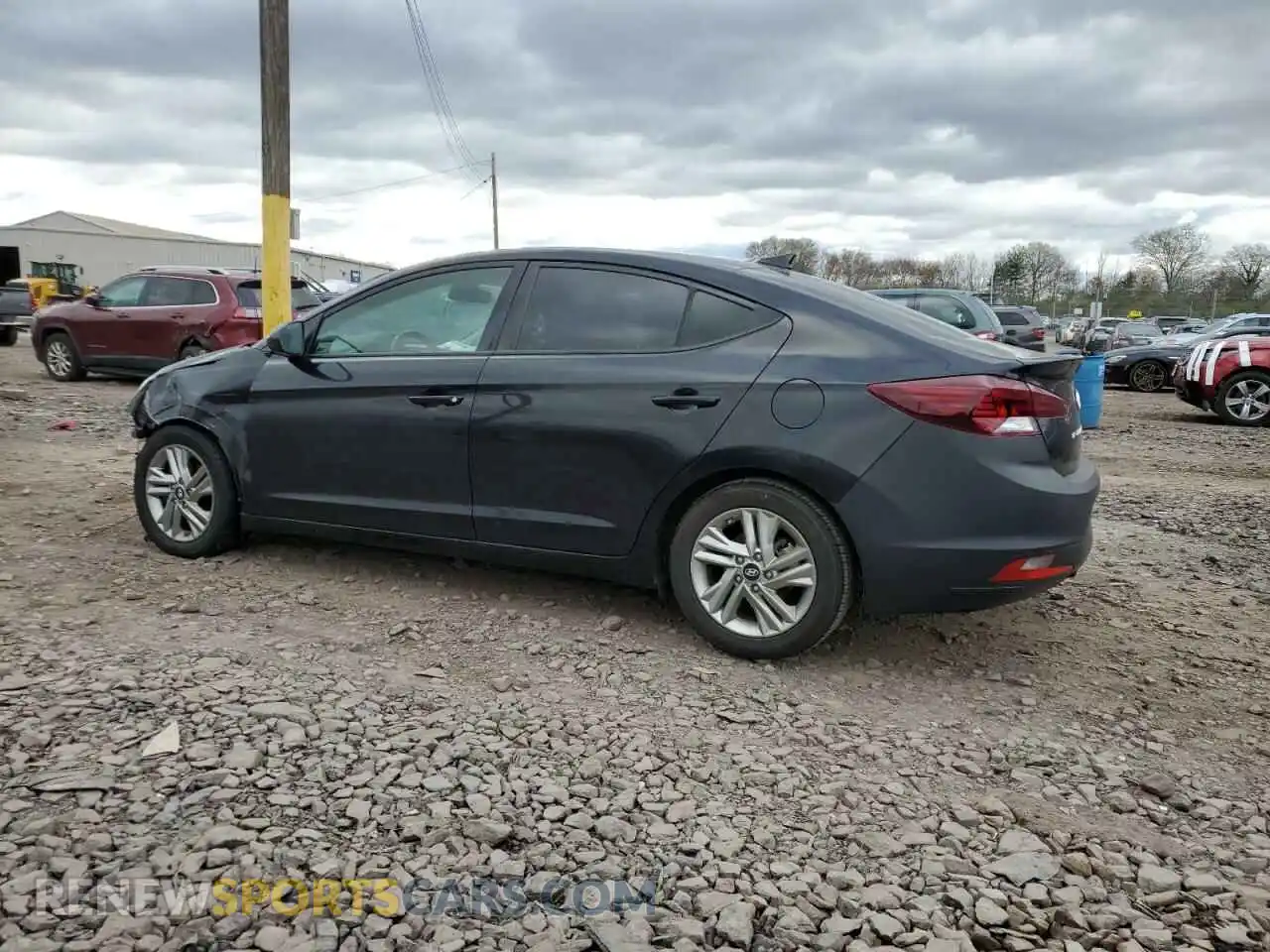 2 Photograph of a damaged car 5NPD84LFXLH552419 HYUNDAI ELANTRA 2020