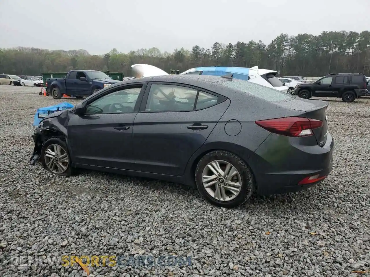 2 Photograph of a damaged car 5NPD84LFXLH566627 HYUNDAI ELANTRA 2020