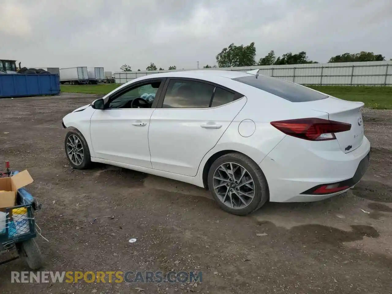 2 Photograph of a damaged car 5NPD84LFXLH573450 HYUNDAI ELANTRA 2020