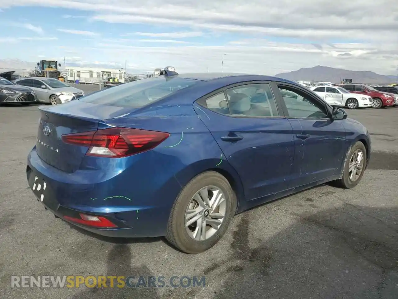 3 Photograph of a damaged car 5NPD84LFXLH575862 HYUNDAI ELANTRA 2020
