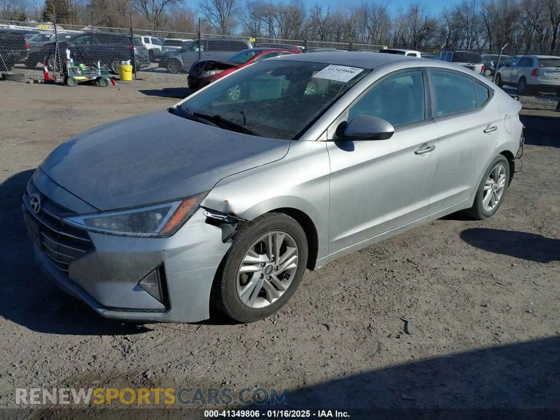 2 Photograph of a damaged car 5NPD84LFXLH580401 HYUNDAI ELANTRA 2020