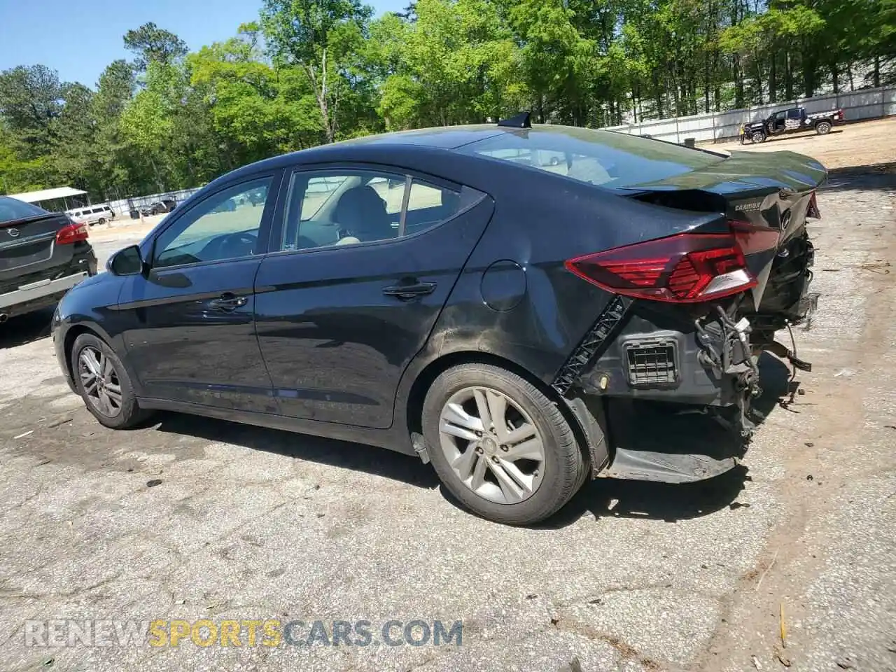 2 fotografías del automóvil dañado 5NPD84LFXLH585582 HYUNDAI ELANTRA 2020